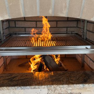 Gratar/Grill cu sistem de ridicare tip lift grill cu dimensiuni de: 75 x 50 cm